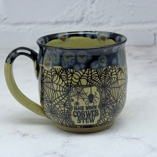 Black & Green Halloween Teacup