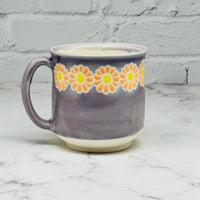 Lavender with Peach Flowers Mug 1