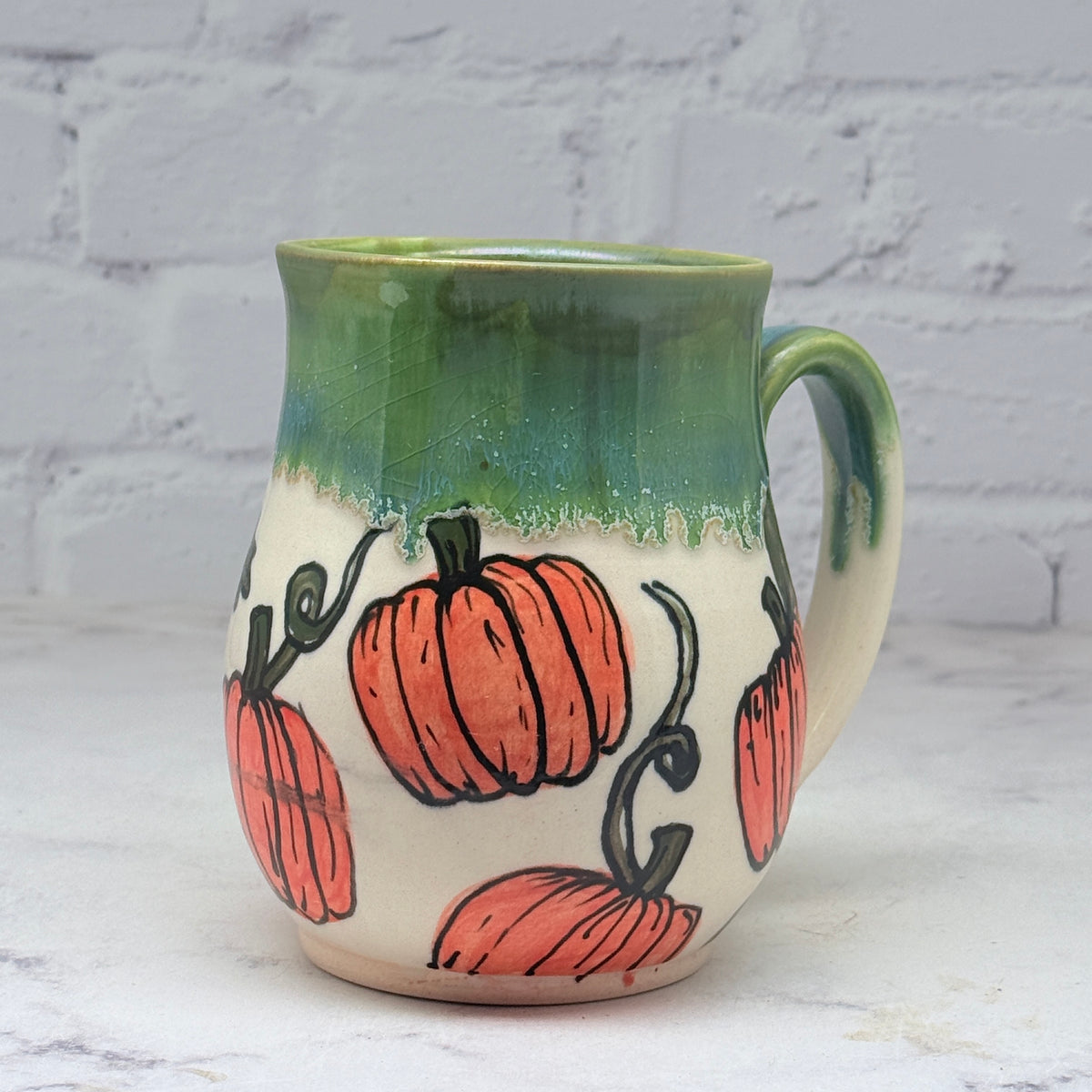 Pumpkins Watercolor Mug 1