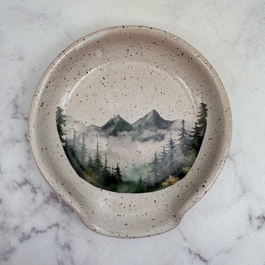 Green Mountains Spoon Rest