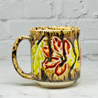 Cream with Fall Leaves Mug 2