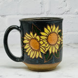 Blue with Sunflowers Mug 2