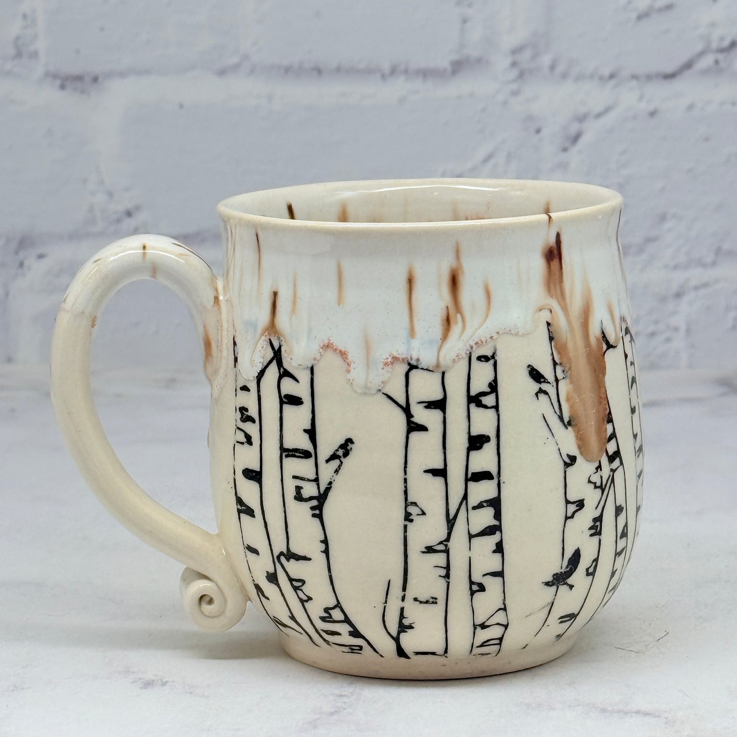 Cream with Birch Teacup 2