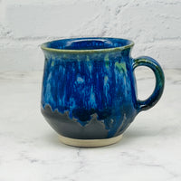 Blue and Black Teacup