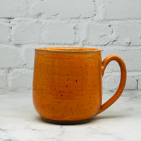 Speckled Orange Jack-o-Lantern Mug 1