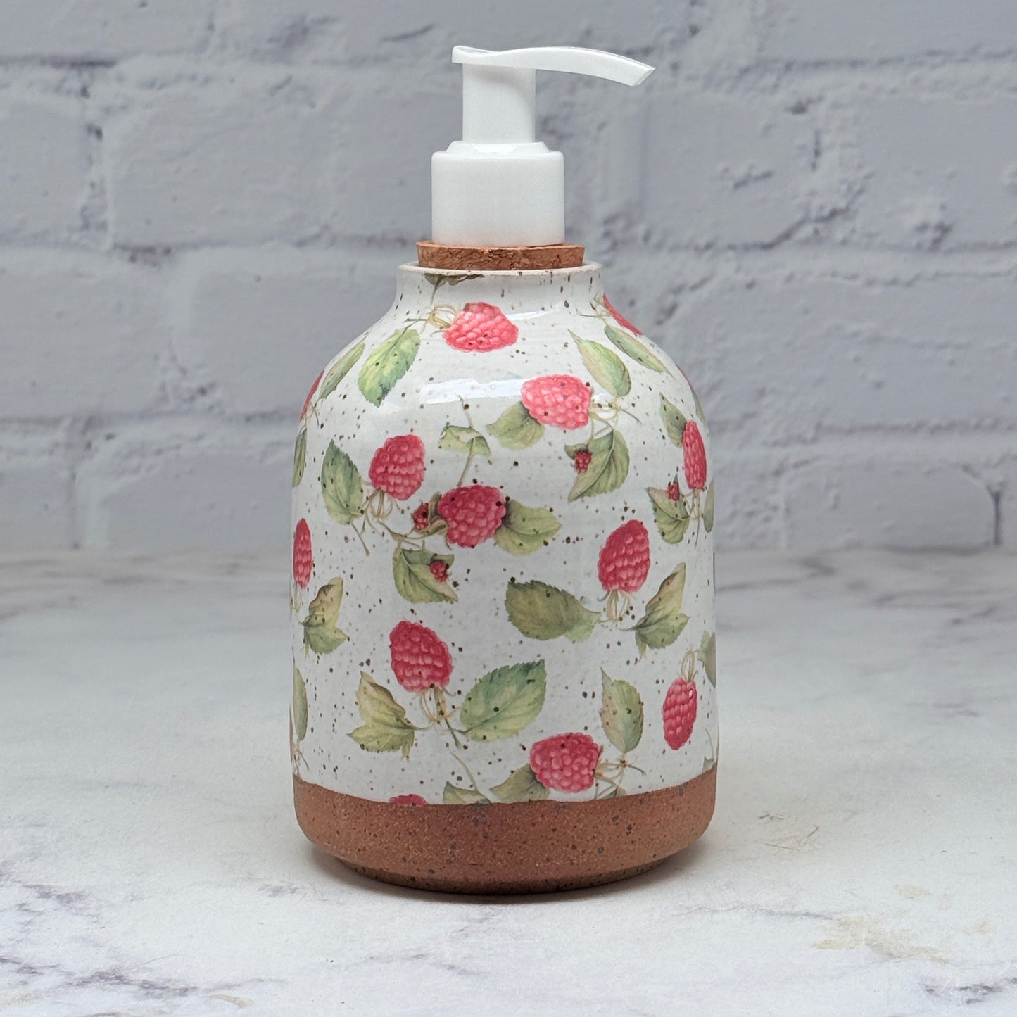 Raspberries Soap Dispenser