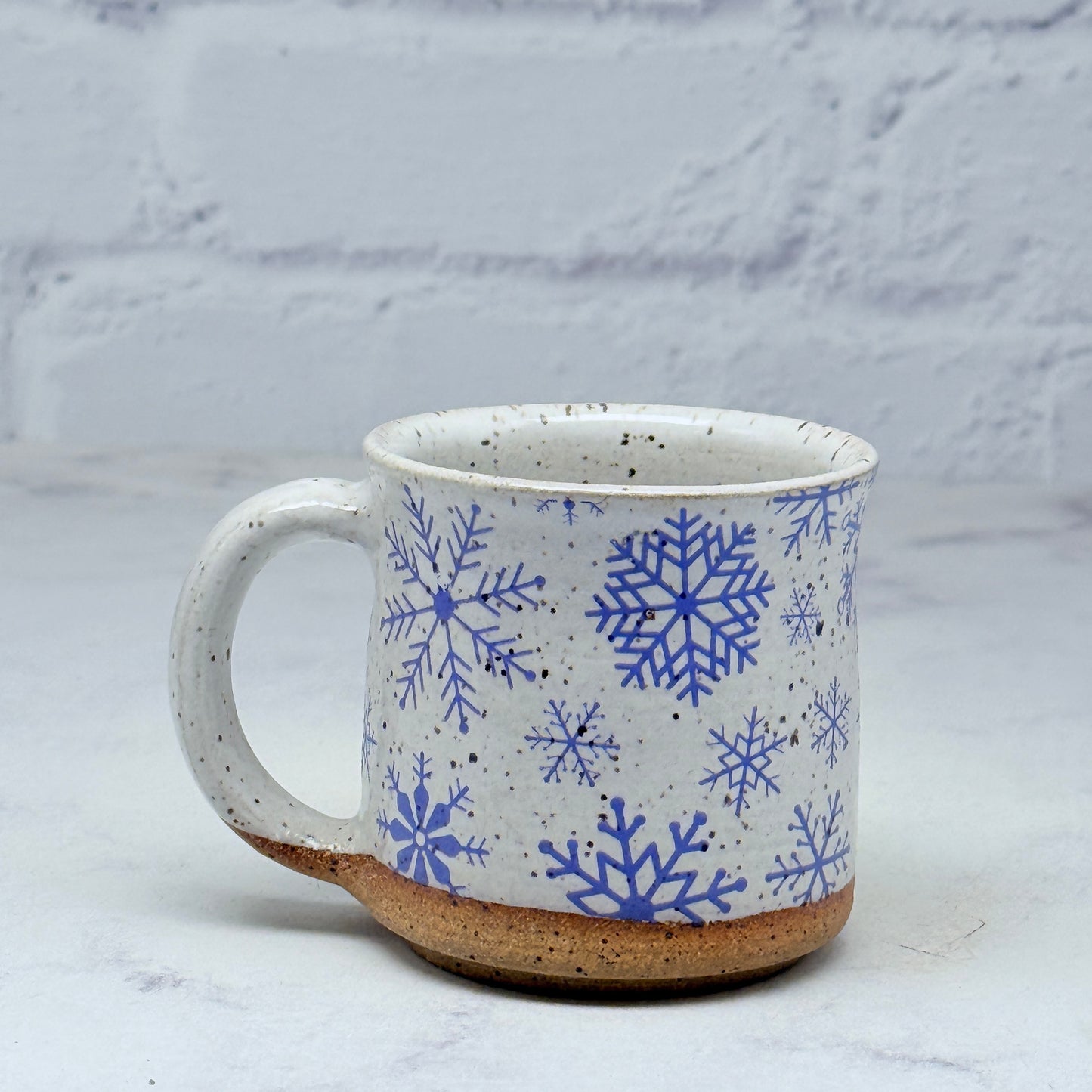 Blue Snowflakes Espresso Mug