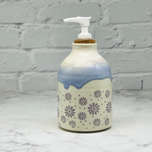 Lavender with Daisies Soap Dispenser