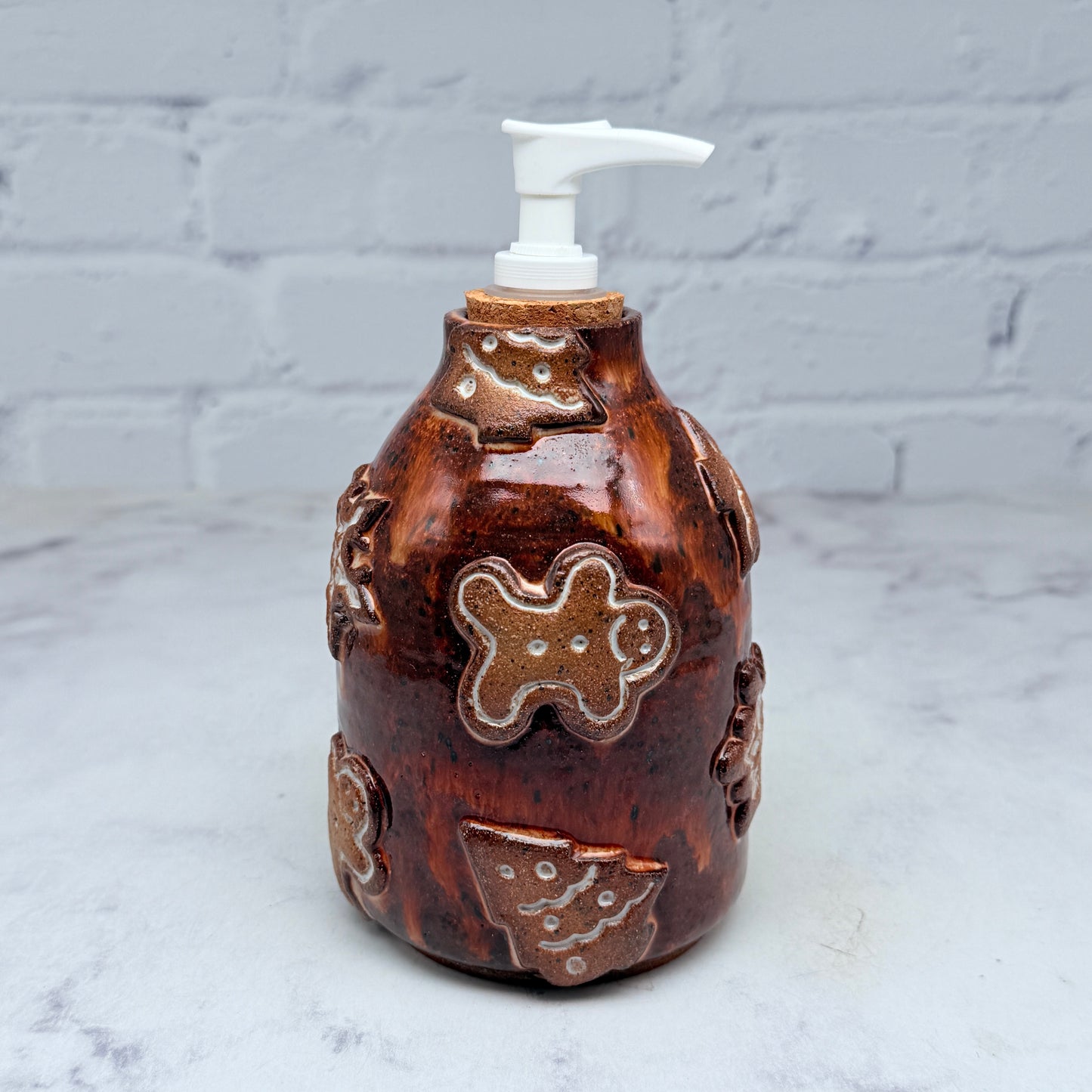3-D Gingerbread Soap Dispenser