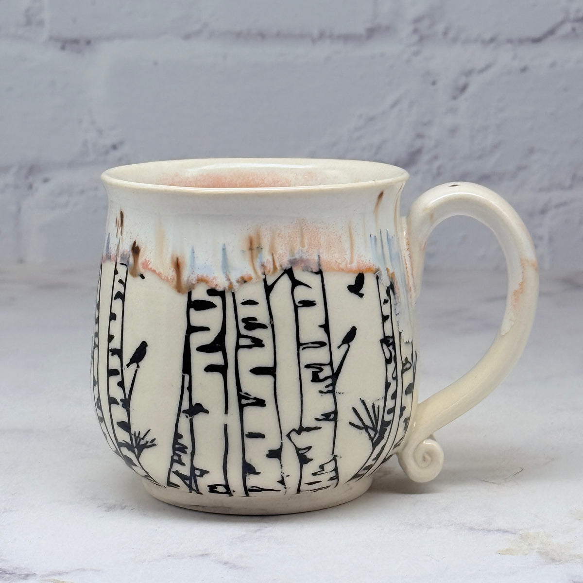 Cream with Birch Teacup 1