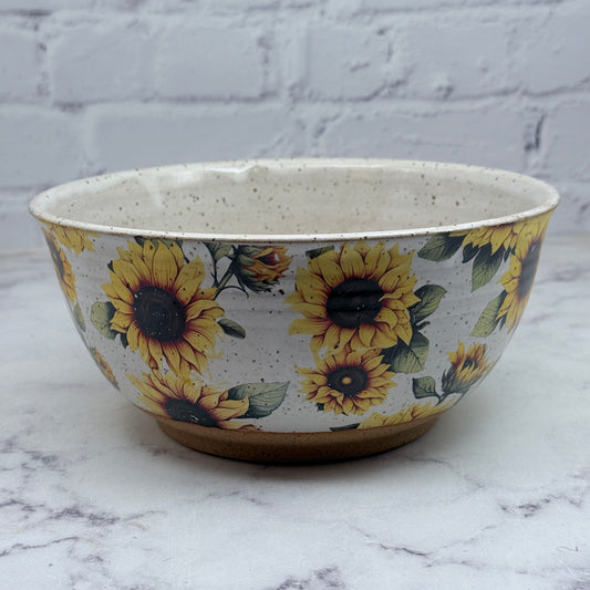 Sunflowers Large Bowl