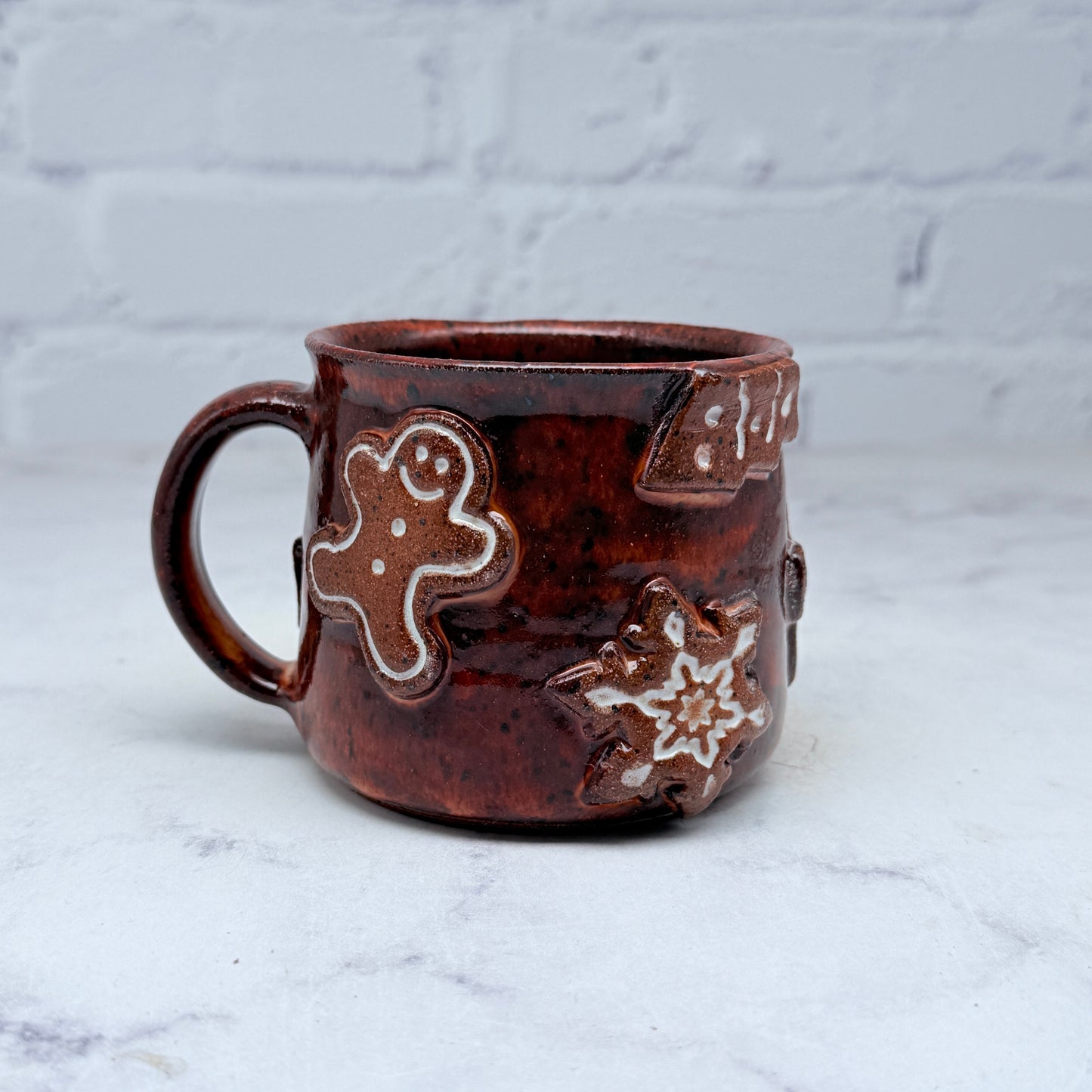 3-D Gingerbread Small Mug 7