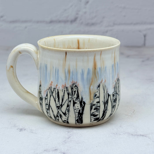 Cream with Birch Teacup 3