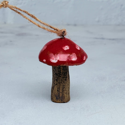 Red Mushroom Ornament 2