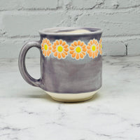 Lavender with Peach Flowers Mug 1