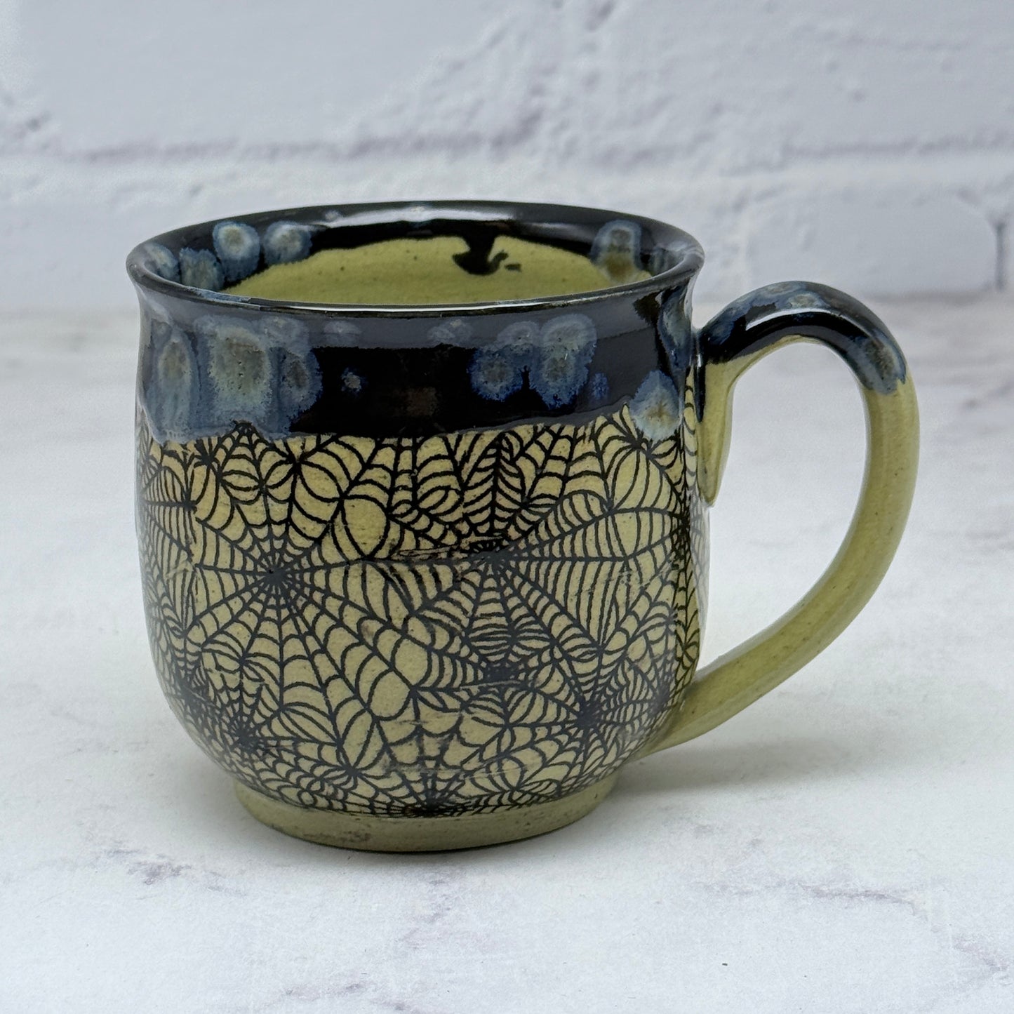 Black & Green Halloween Teacup