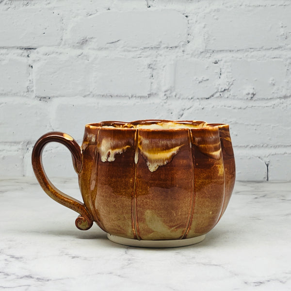 Rust Pumpkin Cafe Mug 1