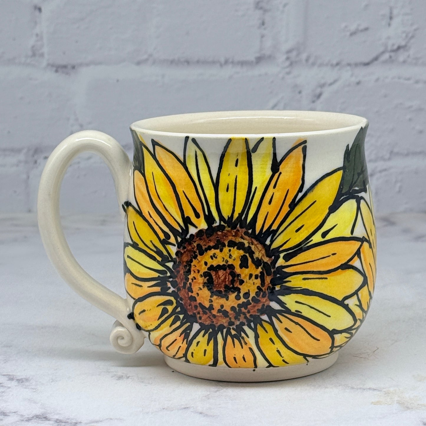 Sunflower Watercolor Mug 2