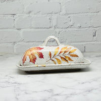 Fall Leaves Butter Dish 1