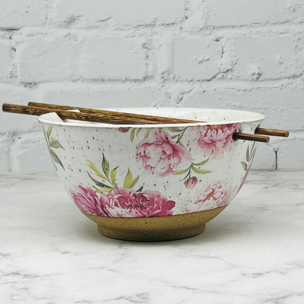 Peonies Chopstick Bowl