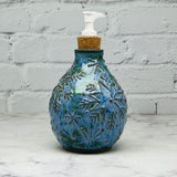 Blue with Raised Snowflakes Soap Dispenser