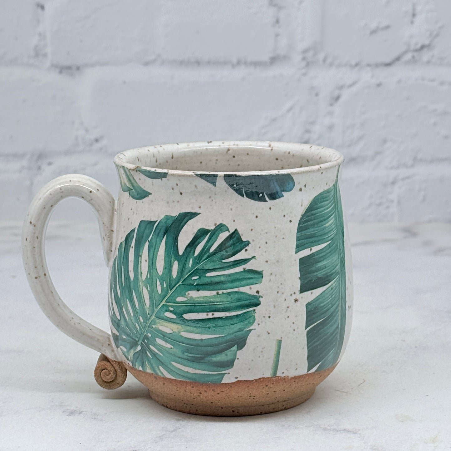Tropical Leaves Teacup 2