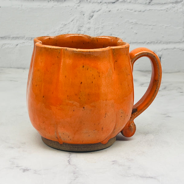 October Speckled Orange Pumpkin Mug Preorder