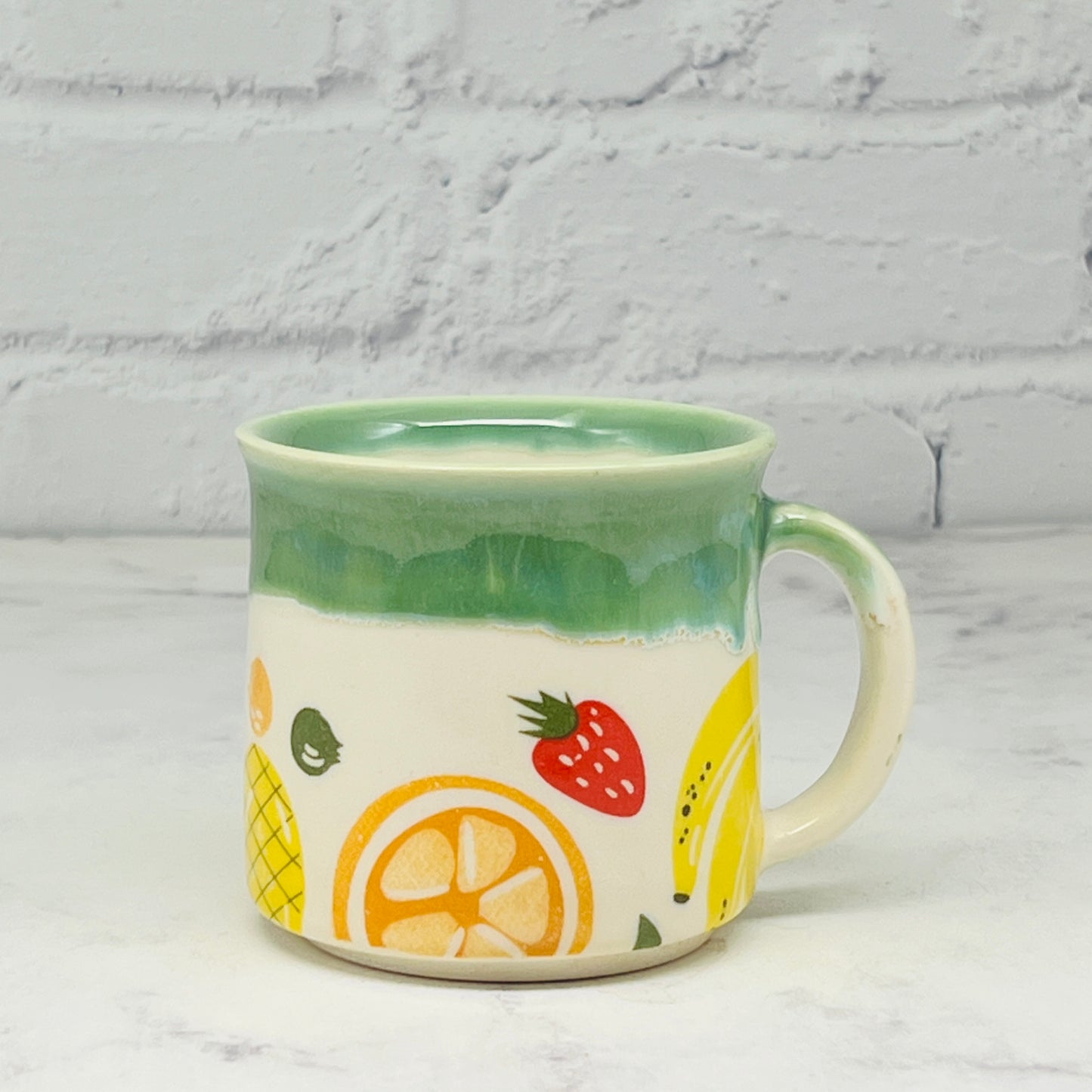 Green with Fruit Espresso Mug