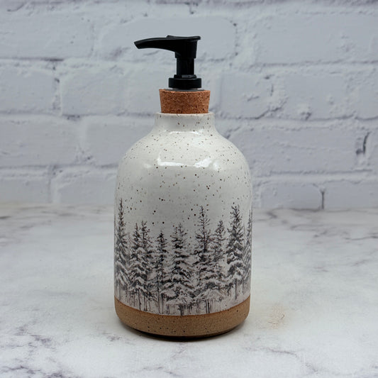 Snowy Pines Soap Dispenser 2