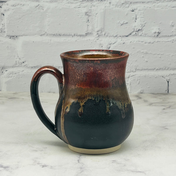 Copper and Black Curvy Mug 1