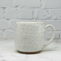 Speckled White Jack-o-Lantern Mug 4