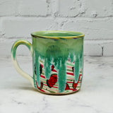 Green with Watermelons Marbled Mug 3