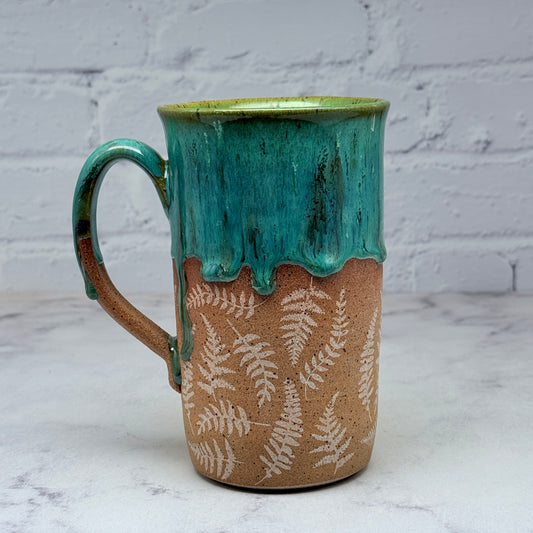 Green with Ferns Mug 1