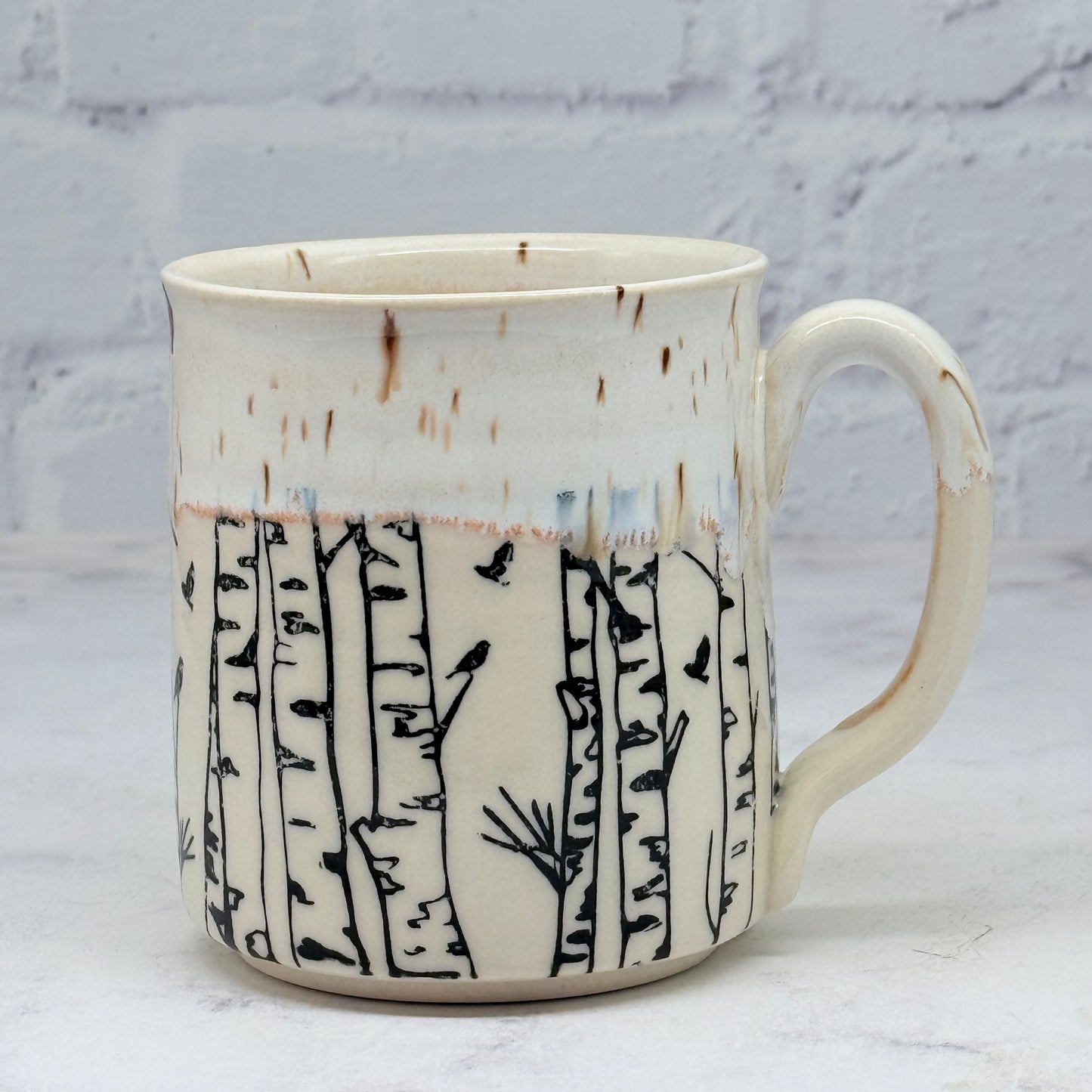 Cream with Birch Mug 1