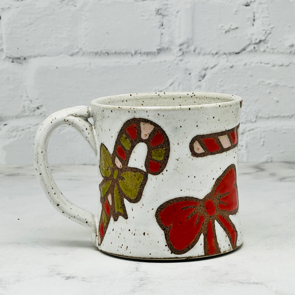 Candycanes & Bows Short Mug 1