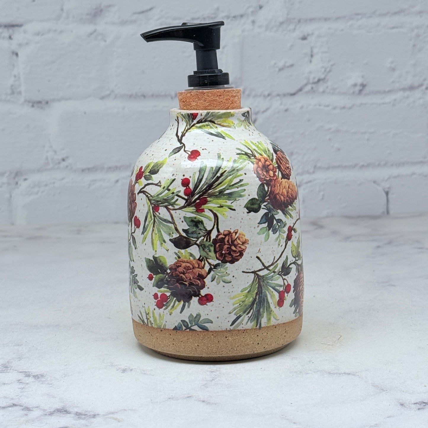 Pine Branches Soap Dispenser