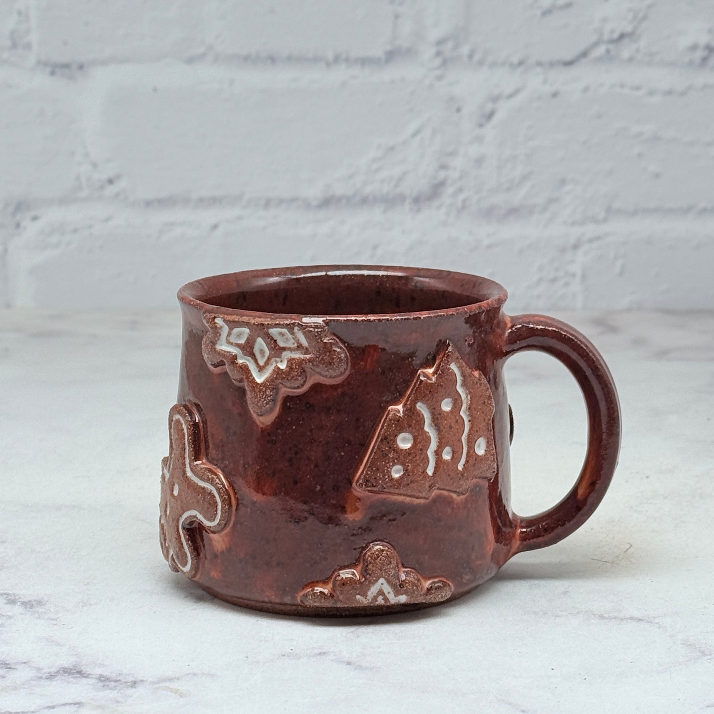 3-D Gingerbread Small Mug 5