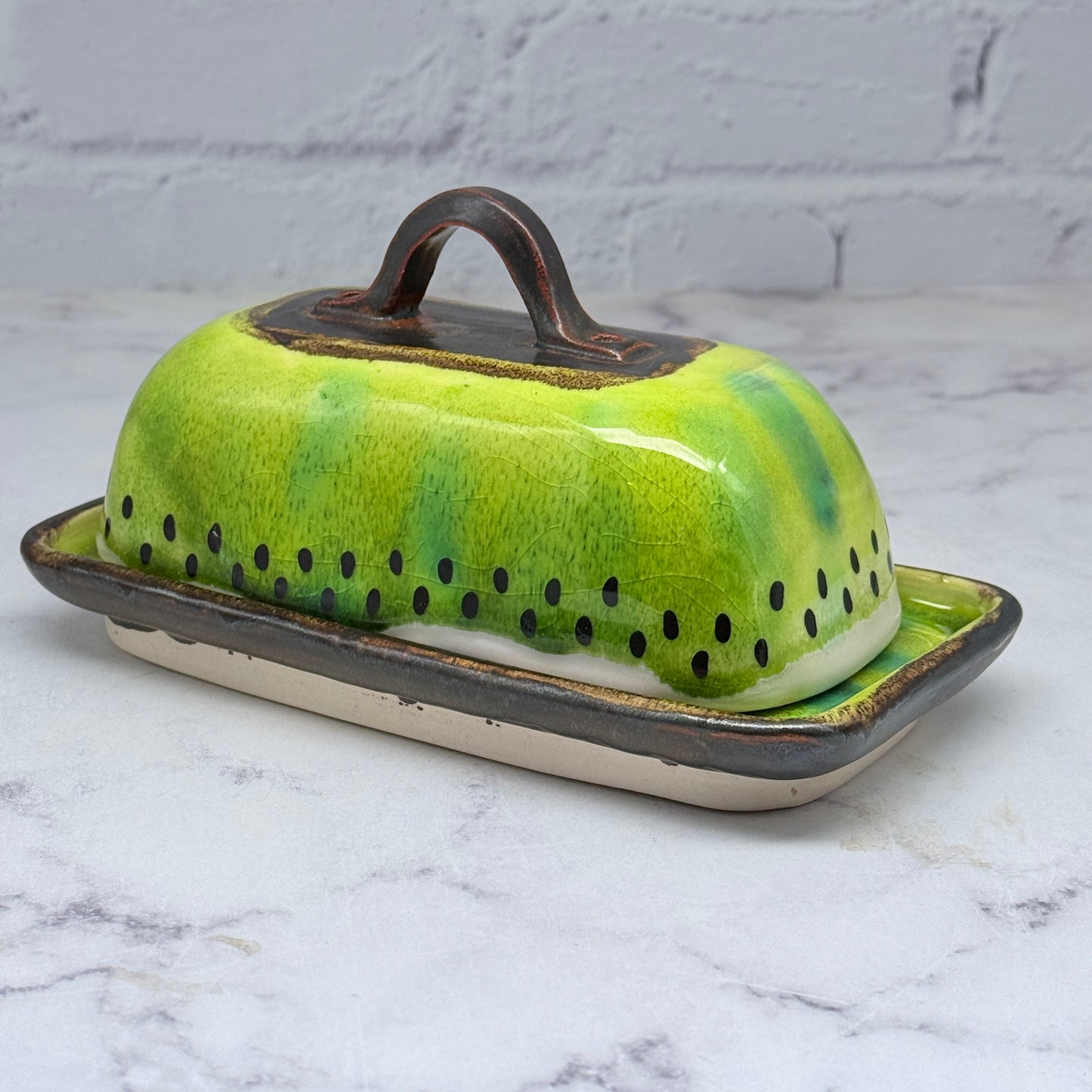 Kiwi Butter Dish