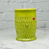 Green with Red Heart Tumbler