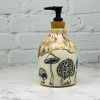 Cream with Mushrooms Soap Dispenser