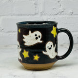 Black with Ghosts Mug 2