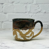 Black with Bats Teacup 1