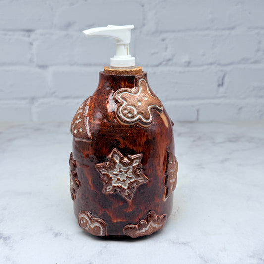 3-D Gingerbread Soap Dispenser