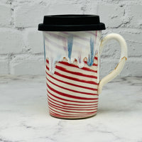 Creamy Peppermint Marbled Travel Mug 1