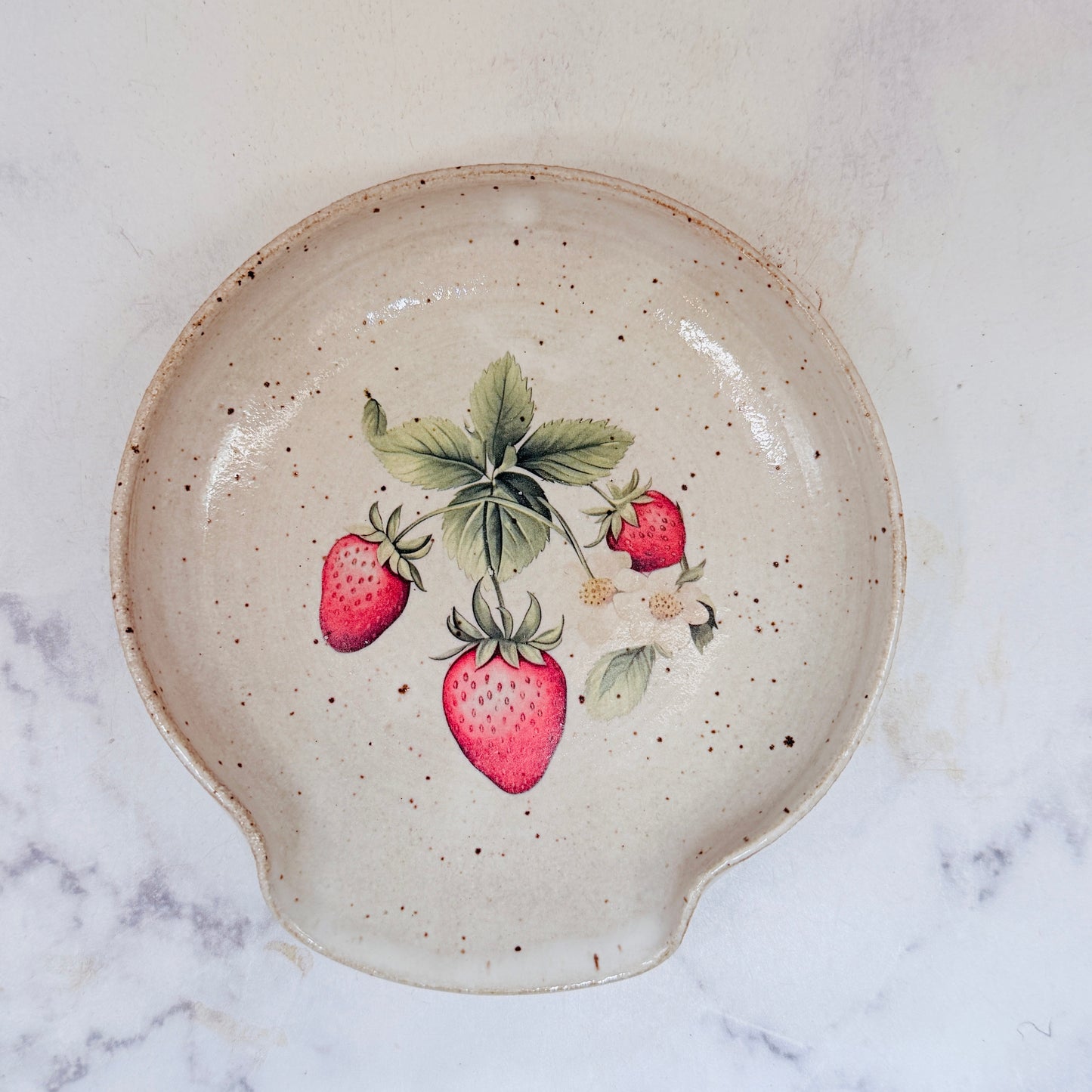 Strawberries Spoon Rest 1