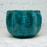 Speckled Teal Large Pumpkin Bowl