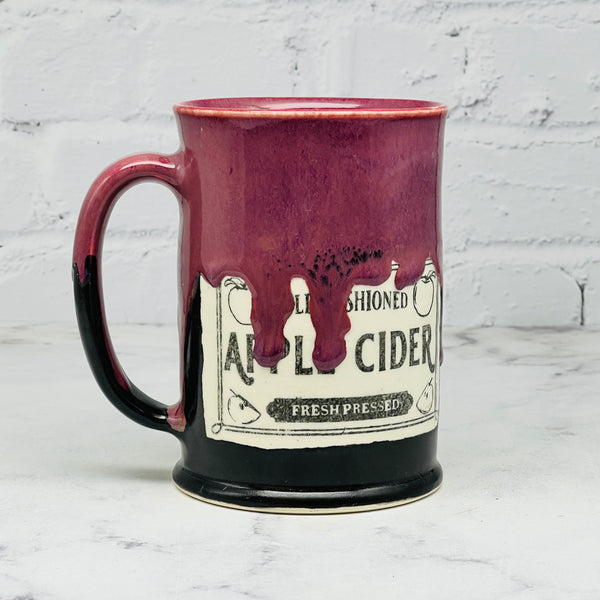 Wine Red Apple Cider Tall Mug