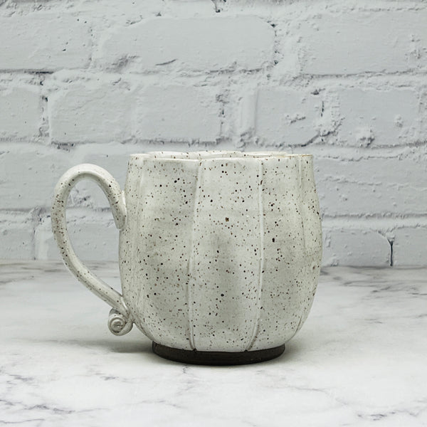 Speckled White Pumpkin Mug 4