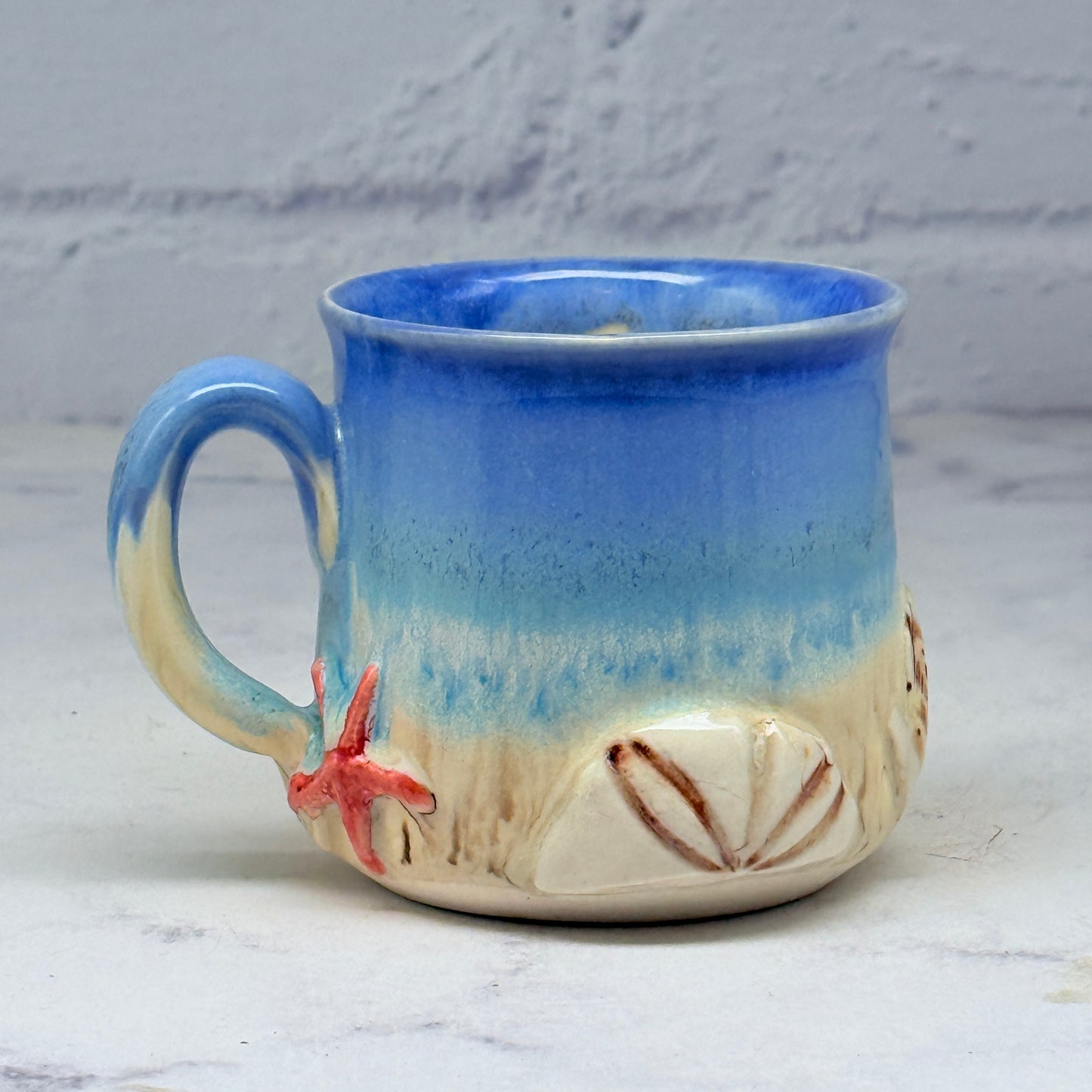 3-D Seashells Teacup