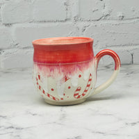 Red with Candycanes Mug 1